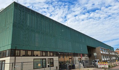 Foto von der Baustelle des neuen Kultur- und Bildungscampus 