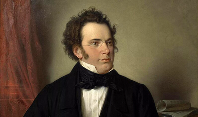 Franz Schubert, Porträt von August Rieder 1875