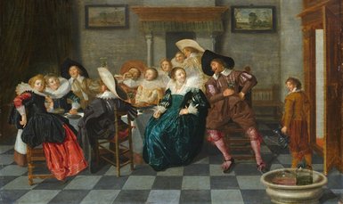 Dirck Hals A Banquet Metropolitan Museum of Art New York